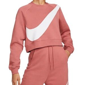 Nike Women's Sportswear Logo Fleece Sweatshirt